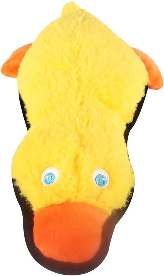 Dog Toy Squeaky Plush Chew Toys for Aggressive Chewers, Interactive Puppy Toys for Small, Medium, Large Dogs, Durable Stuffed Animal Toy with Mental Stimulation